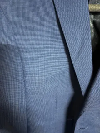 Americana azul marino Mango Talla 50