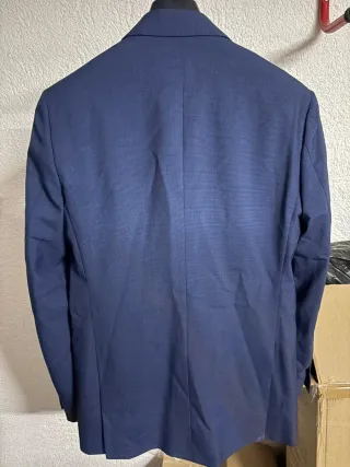 Americana azul marino Mango Talla 50