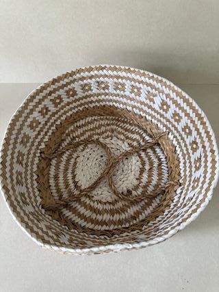 Cesta Mimbre Decorativa