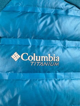 Chaqueta Columbia Híbrida Azul/Verde