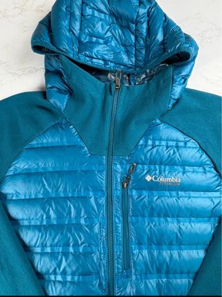 Chaqueta Columbia Híbrida Azul/Verde
