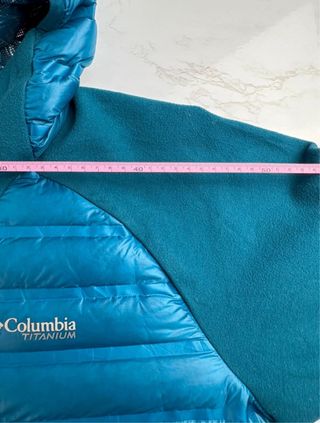 Chaqueta Columbia Híbrida Azul/Verde