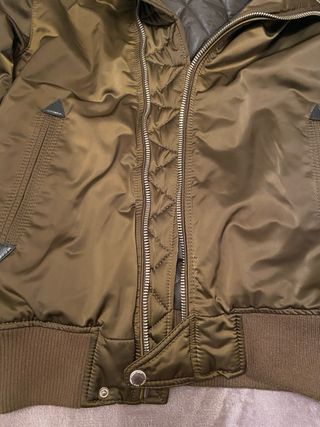 Cazadora bomber Zara Man con cuello borreguito