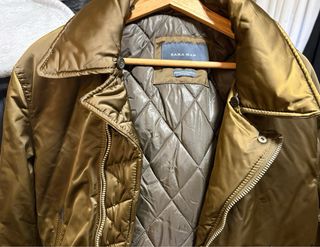 Cazadora bomber Zara Man con cuello borreguito