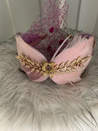 Vestido fiesta rosa drapeado