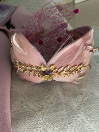 Vestido fiesta rosa drapeado