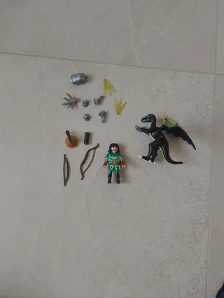 Playmobil Arquero con Dragón