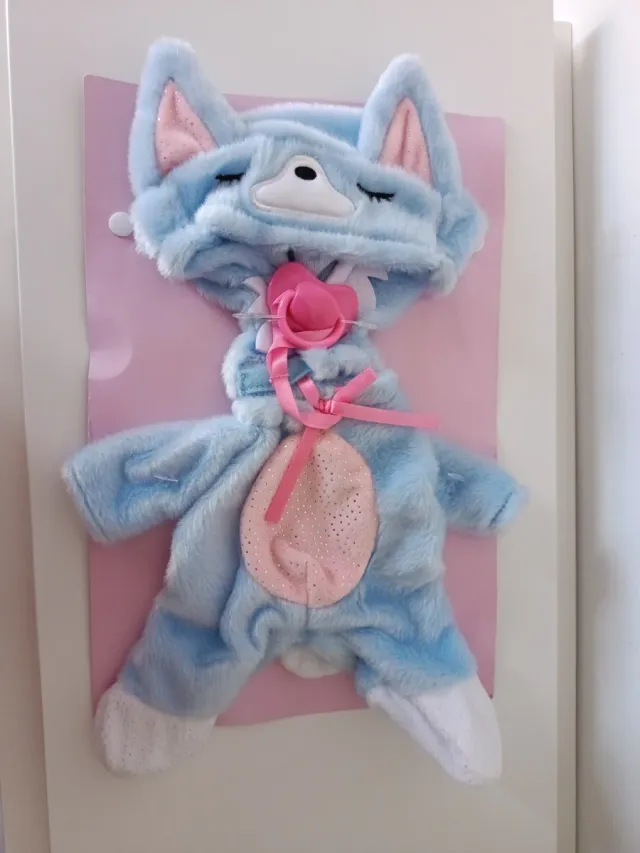 Vestido Bebé Llorón Gato Azul