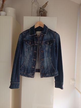 Cazadora vaquera Mango Talla S