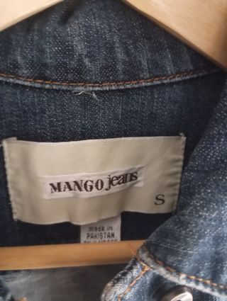 Cazadora vaquera Mango Talla S