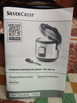 SilverCrest Cocedor Eléctrico Arroz SRK 400 A2