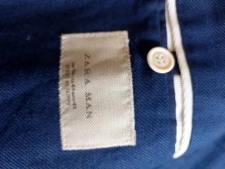 Americana Zara Man Talla 54 Azul