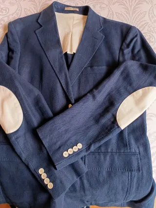 Americana Zara Man Talla 54 Azul