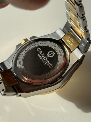 Reloj Swiss Made Zafiro y acero inoxidable