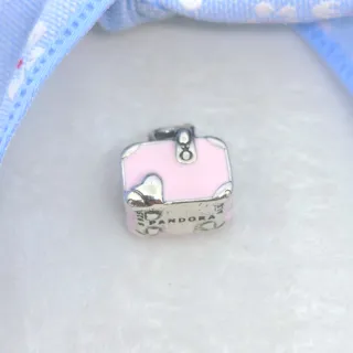 CHARM MALETA ROSA VIAJE