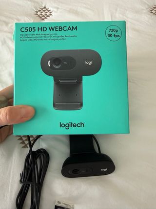 Webcam Logitech C505 HD Negra