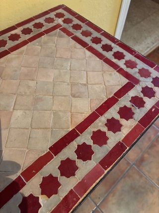 Mesa mosaico estilo marroquí