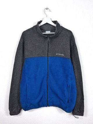 Chaqueta Forro Polar Columbia Oversize Retro Y2K