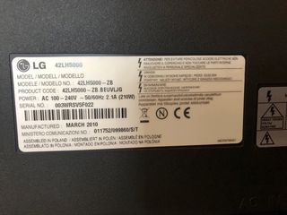 Televisor LG 42LH 5000 Funcionando perfectamente