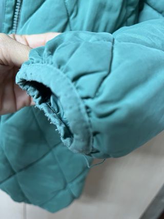 Parka Sfera niña verde guateada Talla 5-6