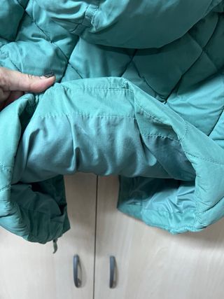 Parka Sfera niña verde guateada Talla 5-6