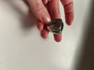 Anillo Tous Oso Negro Plata