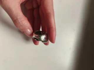 Anillo Tous Oso Negro Plata