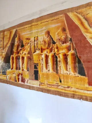 Pittura Papiro Egiziano Autentico