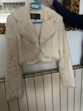 Chaqueta pelo blanco Talla M
