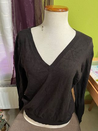 Jersey de punto negro