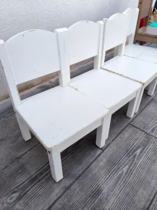 Mesa y 5 Sillas Niños Ikea