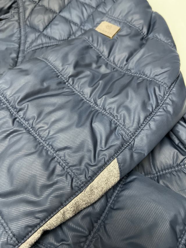 Parka Bugatti azul acolchada