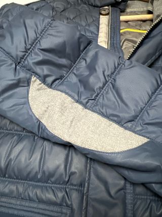 Parka Bugatti azul acolchada