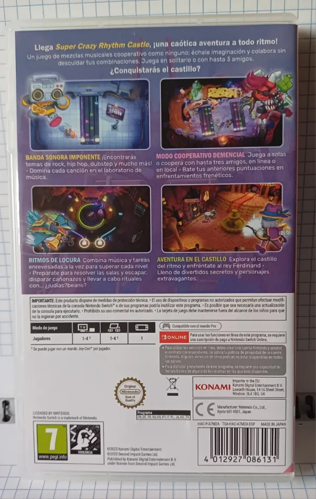 Super Crazy Rhythm Castle Nintendo Switch