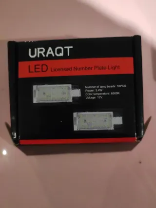Luces matrícula CANBUS 6000K nuevas