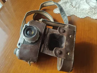 Cámara FED 2 Plata/Negra telemétrica.