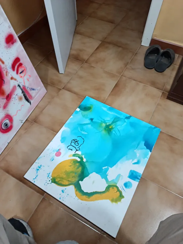 Cuadro abstracto número 1 de 20 de mi primera obra