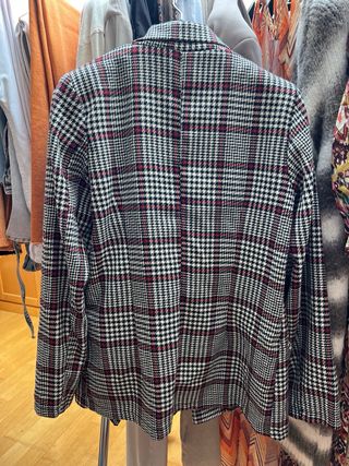 Americana cuadros mujer Talla L