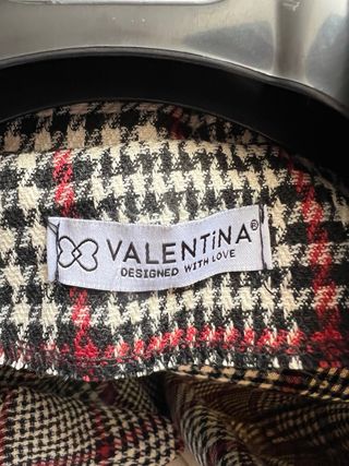 Americana cuadros mujer Talla L