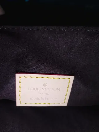 Bolso Louis Vuitton Marrón y Rojo original.