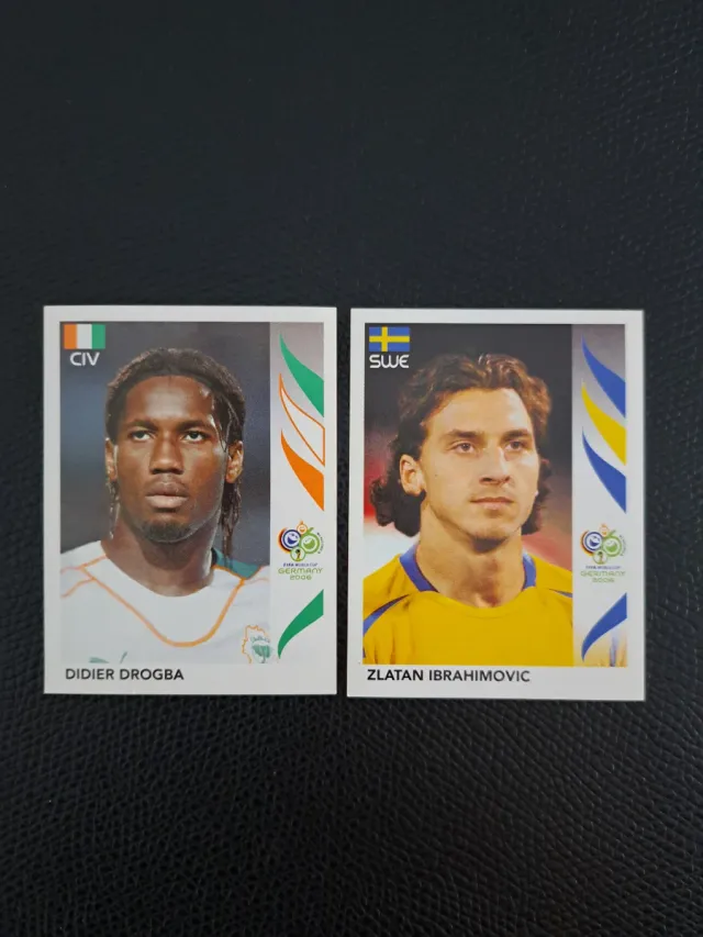 Figurine Panini Germania 2006 Ibrahimovich Drogba