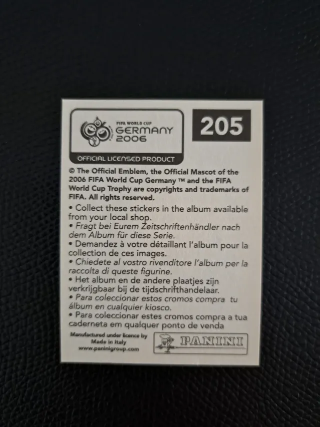 Figurine Panini Germania 2006 Ibrahimovich Drogba