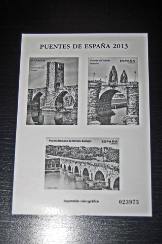 Lote Filatelia España: Puentes y Castillos