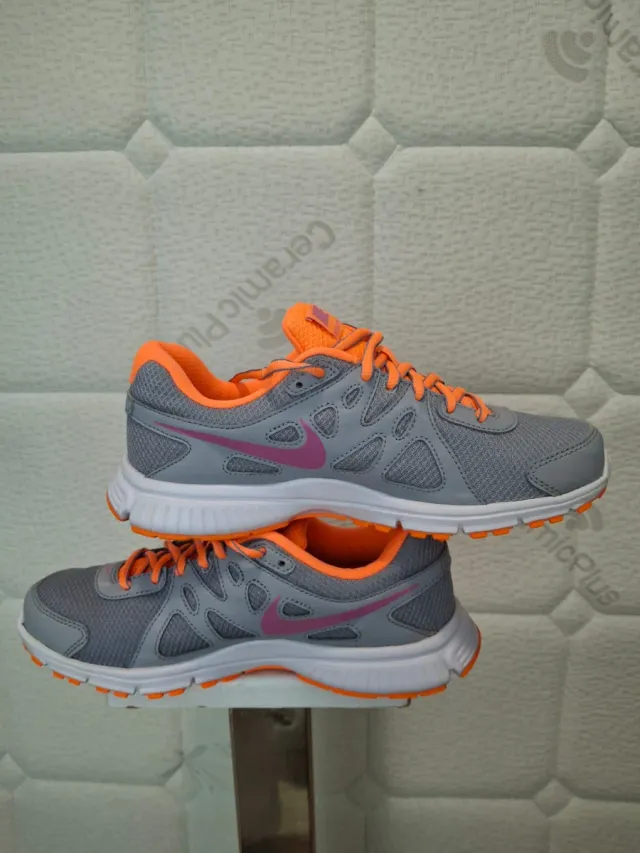 Zapatillas Nike Revolution 2 MSL W Gris Naranja