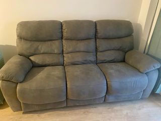 Sofá 3 plazas relax eléctrico