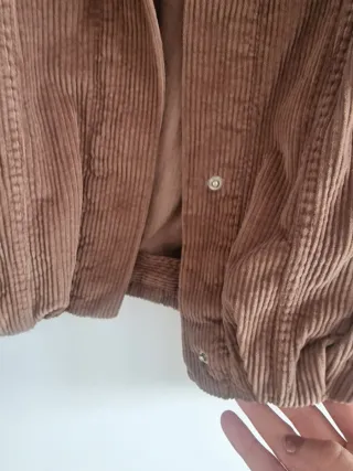Cazadora Zara Marrón Corduroy