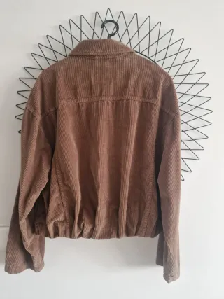 Cazadora Zara Marrón Corduroy