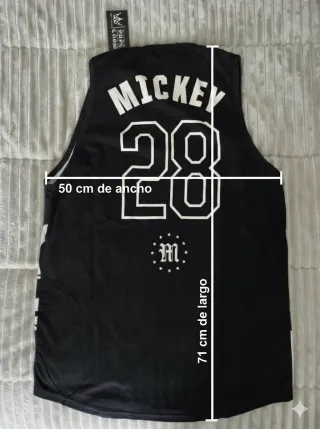 Camiseta Mickey Mouse Paper Crown Negra