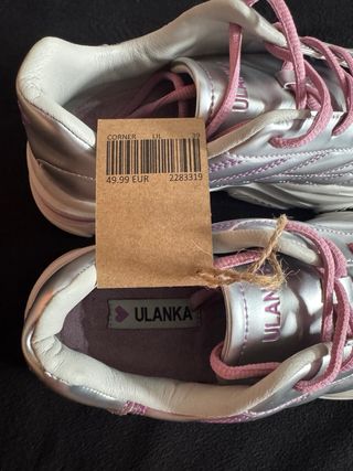 Zapatillas ULANKA plateadas y lilas
