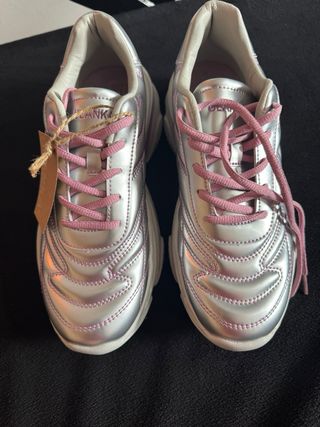 Zapatillas ULANKA plateadas y lilas